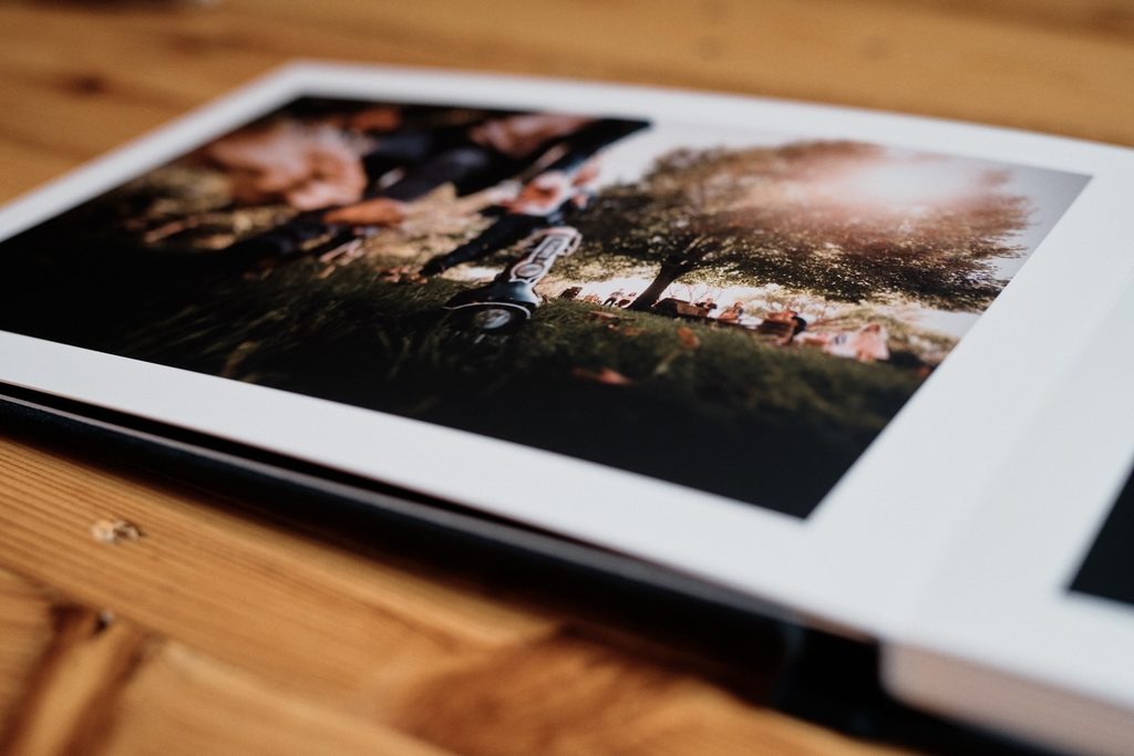 Pages de livre photo avec finition Fine Art